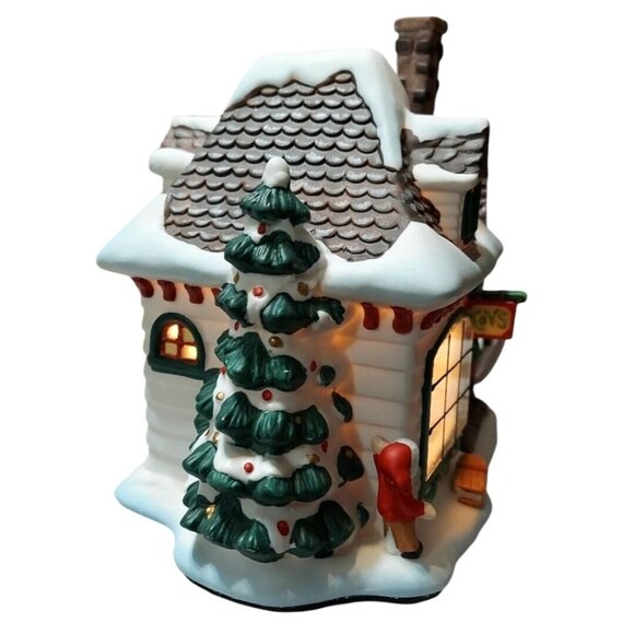 Mrs Claus Baked Goods Lighted Christmas Village House 2008 Northern Wonderland C - Picture 3 of 9